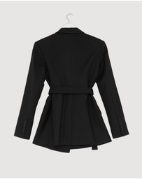 Revibe - Repaired Shona Joy Castro Belted Blazer - AU 6