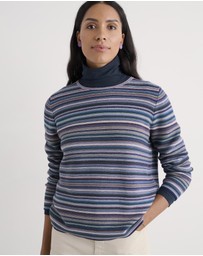 Seasalt - Seasalt Cornwall Purple Makers Cotton Jumper