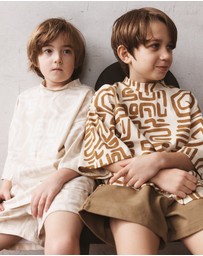 Alfred - Alice Tee | Cream & Chocolate
