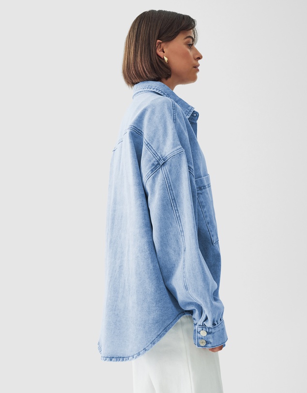 The Fated - Val Oversized Denim Shacket