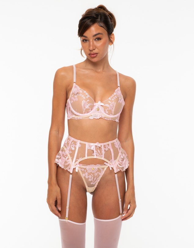 One Empire - Bonnie Pink Lingerie Set
