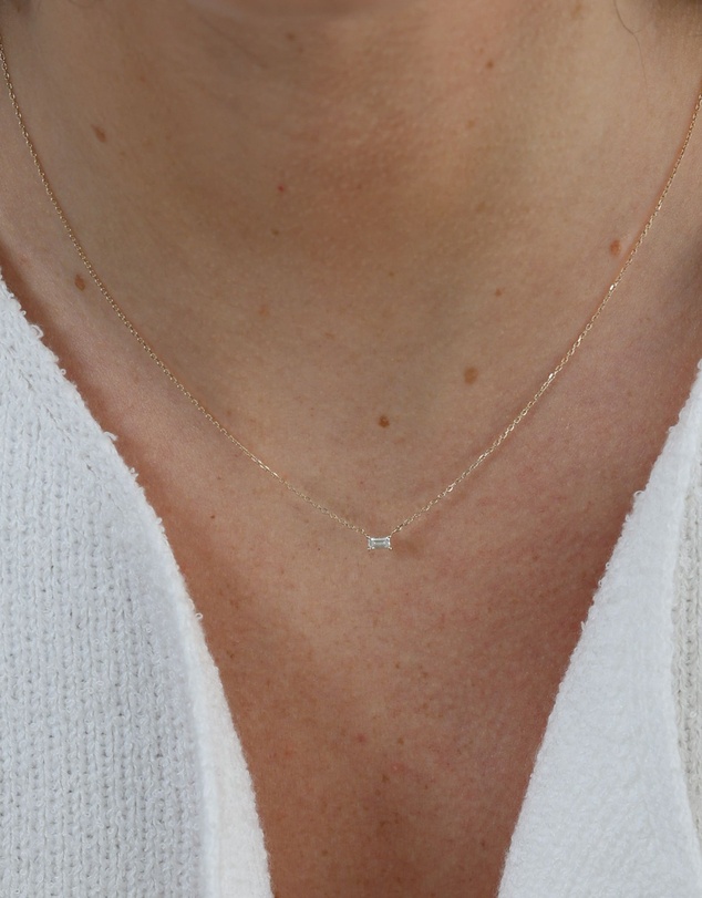 Luna Rae - Solid Gold - Lumi Diamond Necklace
