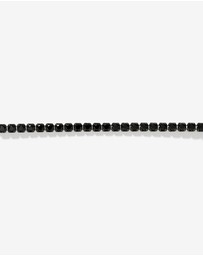 Michael Hill - Black Spinel Tennis Necklace in Sterling Silver
