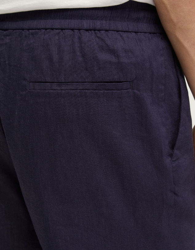 Oxford - Rufus Linen Pull On Shorts