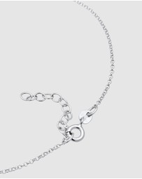 Elli Jewelry - Anklet Pendant Wave Maritime Basic in 925 Sterling Silver