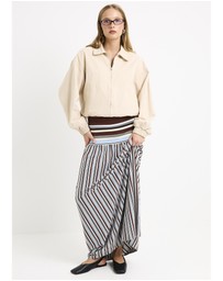Subtitled - Sirena Striped Maxi Skirt