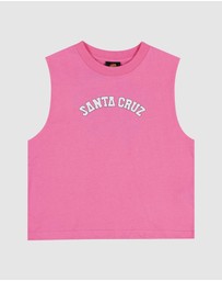Santa Cruz - Field Strip Centre Muscle Tank Top - Teens