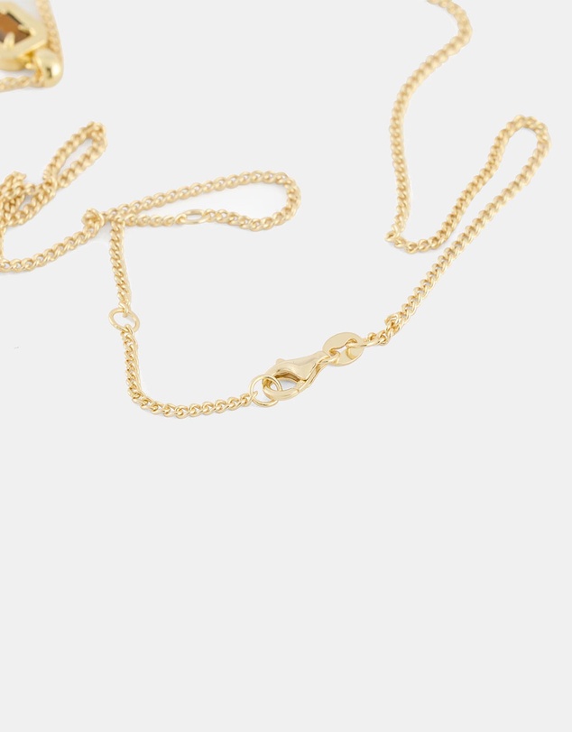 Serge DeNimes - Gold Tiger's Eye Blush Necklace