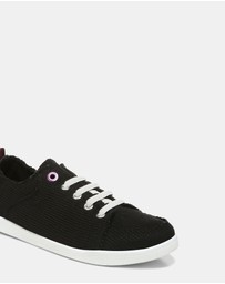 Vionic - Pismo Casual Sneaker - Black Waffle Knit