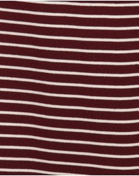 Petal & Pup - Wilda Knit Pant - Burgundy Cream Stripe