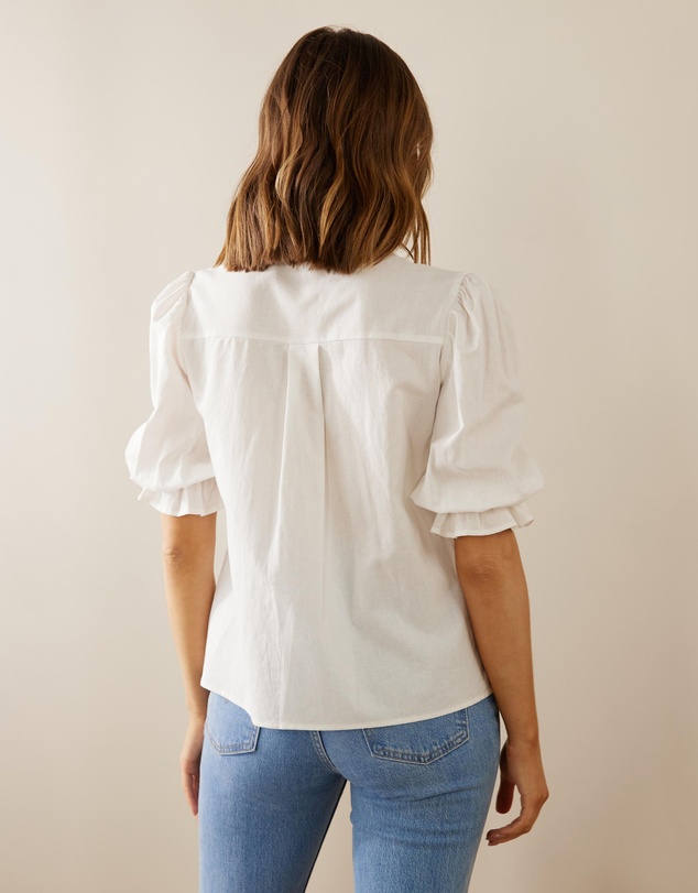 Atmos&Here - Dahlia Linen Blend Blouse