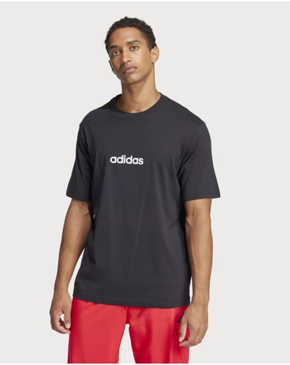 adidas Sportswear - Essentials Linear Single Jersey Tee Mens