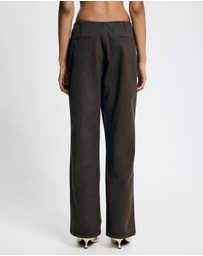 Lover - Genevieve Suede Look Pants