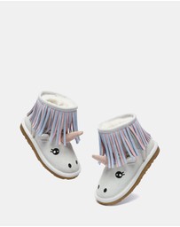 EVERAU - EverAU Ugg Unicorn Kids Plus Cow Suede Upper UGG Boots