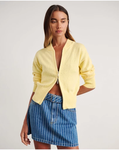 Jag - Arden Zip Knit Cardigan