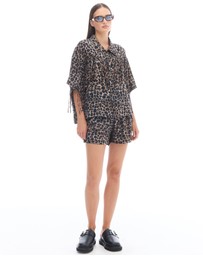 THE TALES - Ibiza Animal Fringed Shirt