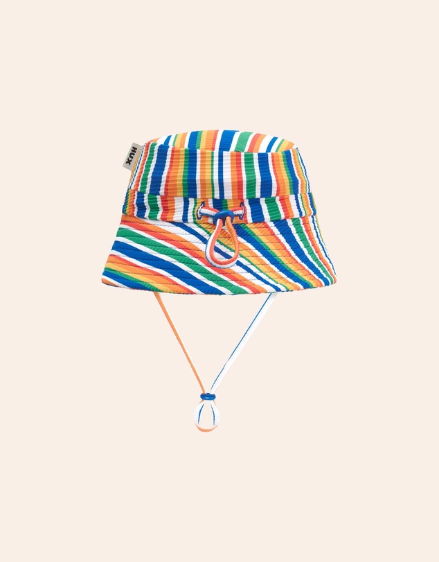 Huxbaby - Beach Hux Rainbow Ottoman Swim Hat - ICONIC EXCLUSIVE - Babies-Kids