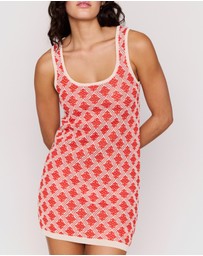MINKPINK - Ines Jaquard Knit Mini Dress