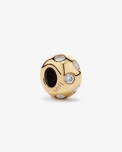 Michael Hill - Pendant Spacer with Cubic Zirconia in 18kt Gold Vermeil
