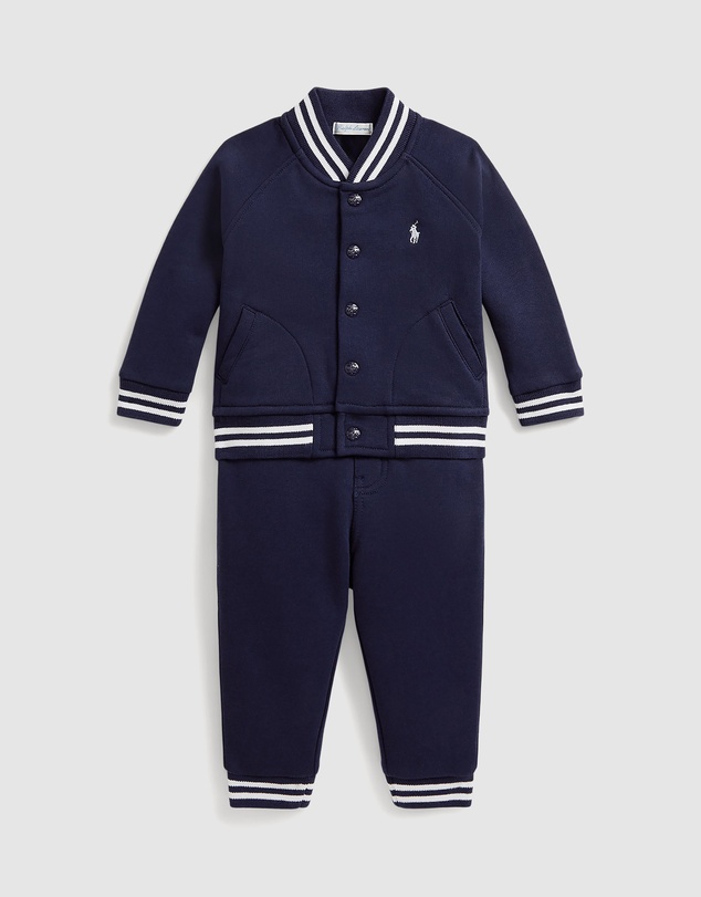 Polo Ralph Lauren - Fleece Baseball Jacket & Jogger Pants - Babies