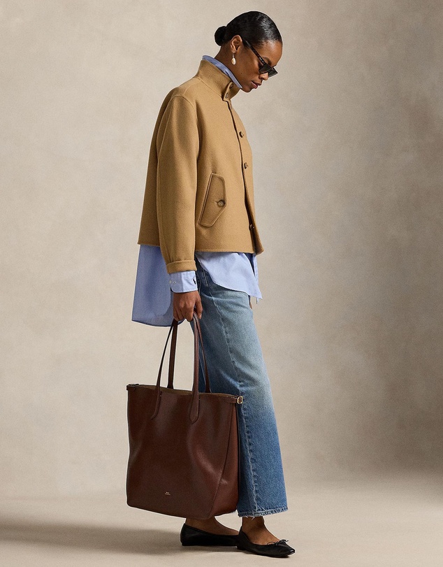 Polo Ralph Lauren - Bellport Leather North-South Tote Bag