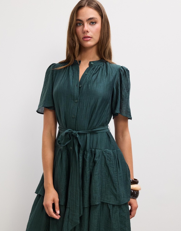 The Fated - Mali Tiered Midi Dress