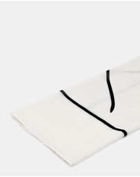 Morgan & Taylor - Olivia Light-Weight Scarf in Black & White