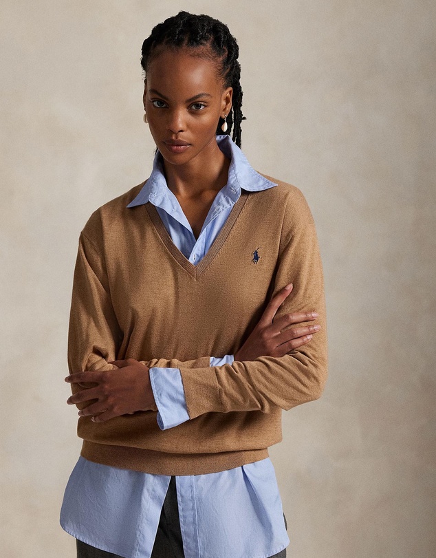 Polo Ralph Lauren - Cotton V-Neck Sweater