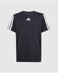 adidas Sportswear - Train Essentials 3-Stripes Tee - Teens