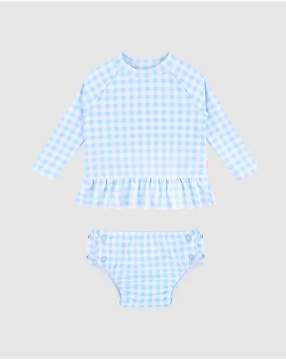 Seafolly - Gingham Rashie Set