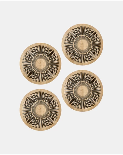HOTTIE - Kimmie 4-Piece Placemat Set