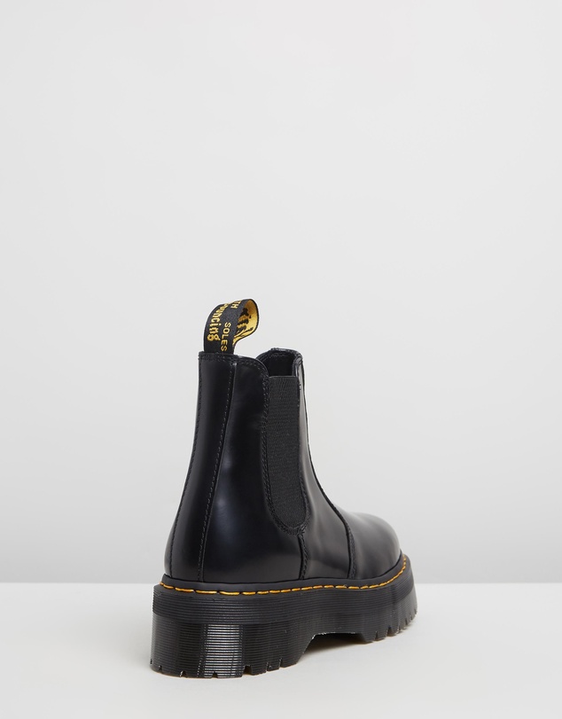 Dr Martens - Unisex 2976 Quad Leather Platform Chelsea Boots