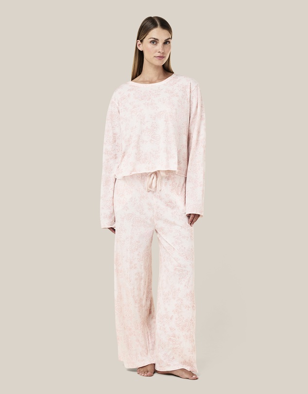 Papinelle - Nostalgia Organic Cotton Long Sleeve Tee & Straight Leg Pant