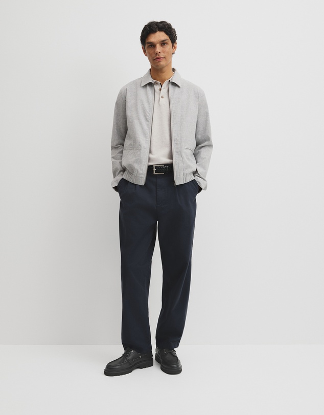 Country Road - Cotton Linen Houndstooth Jacket