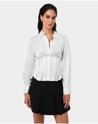 Forcast - Paige Gathered Shirt
