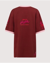 SMWR. by The Somewhere Co - Sagittarius Astrology Oversized Tee