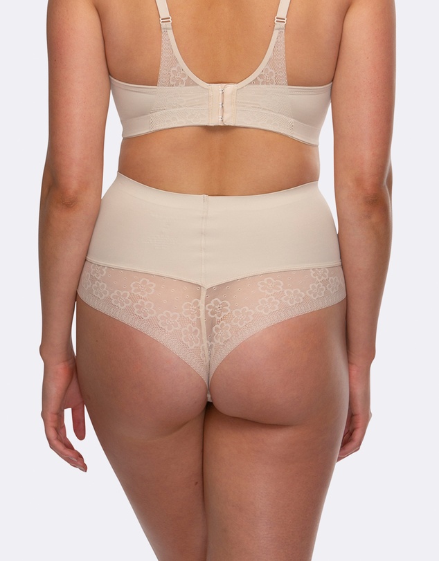 Hush Hush - Essensual Firm Control Thong Back Briefs