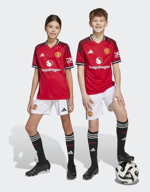 adidas Performance - Manchester United 25/26 Home Football Shorts Kids