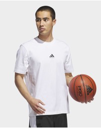 adidas Performance - adidas Basketball Graphic Tee Mens