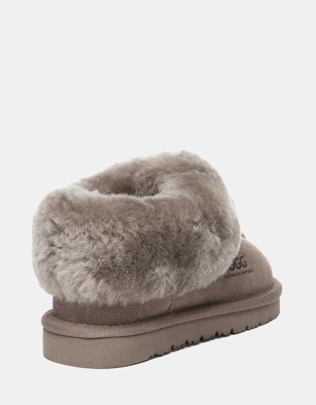 EVERAU - Australian Shepherd Ugg Kids Homey Slipper Cow Suede Upper House Shoes