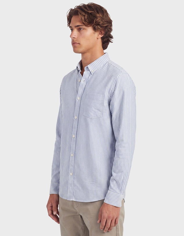 Academy Brand - Dillon Stripe Oxford Shirt