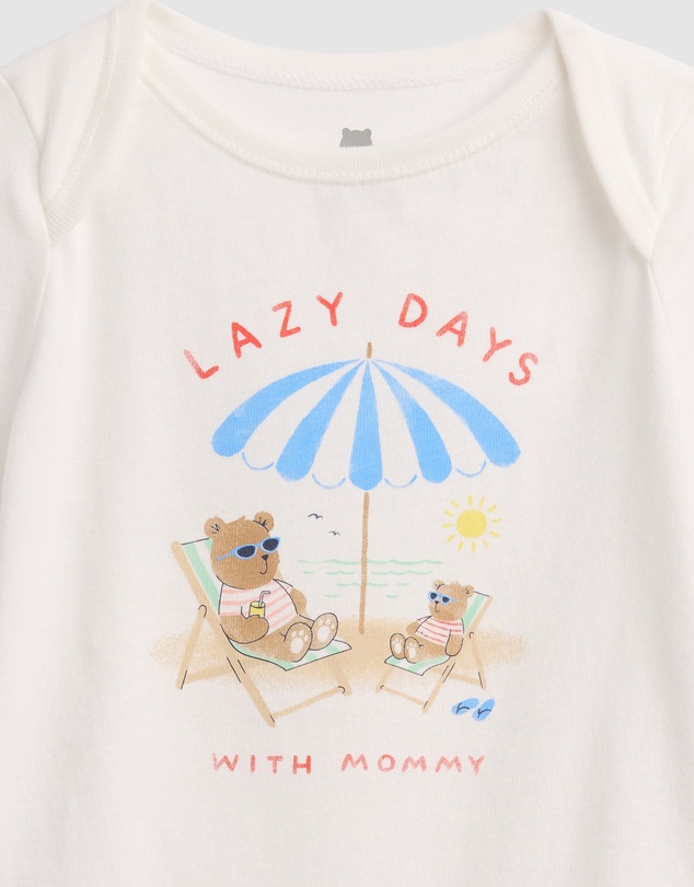 GAP - Graphic Jersey SS Bodysuit - Babies