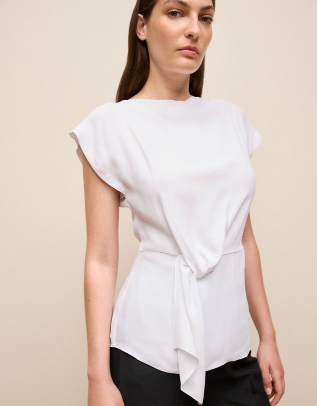 Trenery - Twist Front Top in White