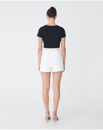 Forcast - Devon Scoop Neck Rib Tee