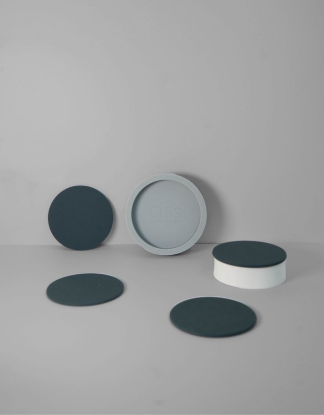 porter green - ciss | unbreakable silicone coasters