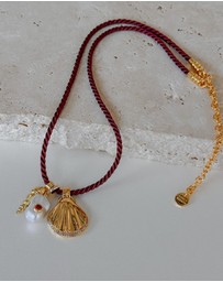 Amber Sceats - Dreamtide Necklace in Burgundy
