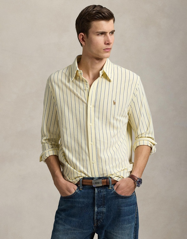 Polo Ralph Lauren - ICONIC EXCLUSIVE - Striped Knit Oxford Shirt