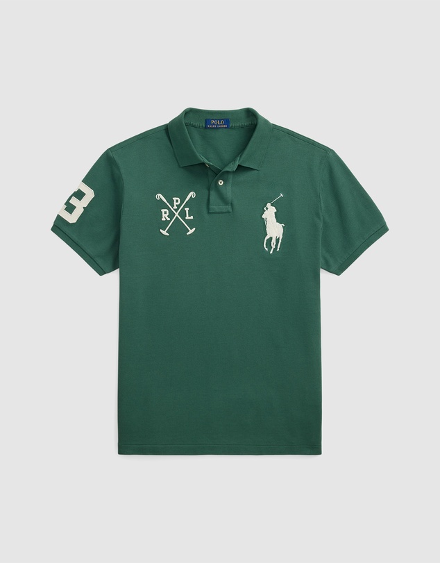 Polo Ralph Lauren - Custom Slim Fit Big Pony Mesh Polo Shirt