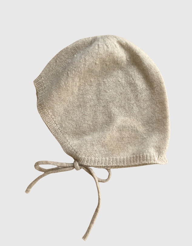 SILK MAGNOLIA - 100% Cashmere Baby Bonnet