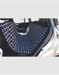 Mog & Bone - Car Seat Cover - Navy Check
